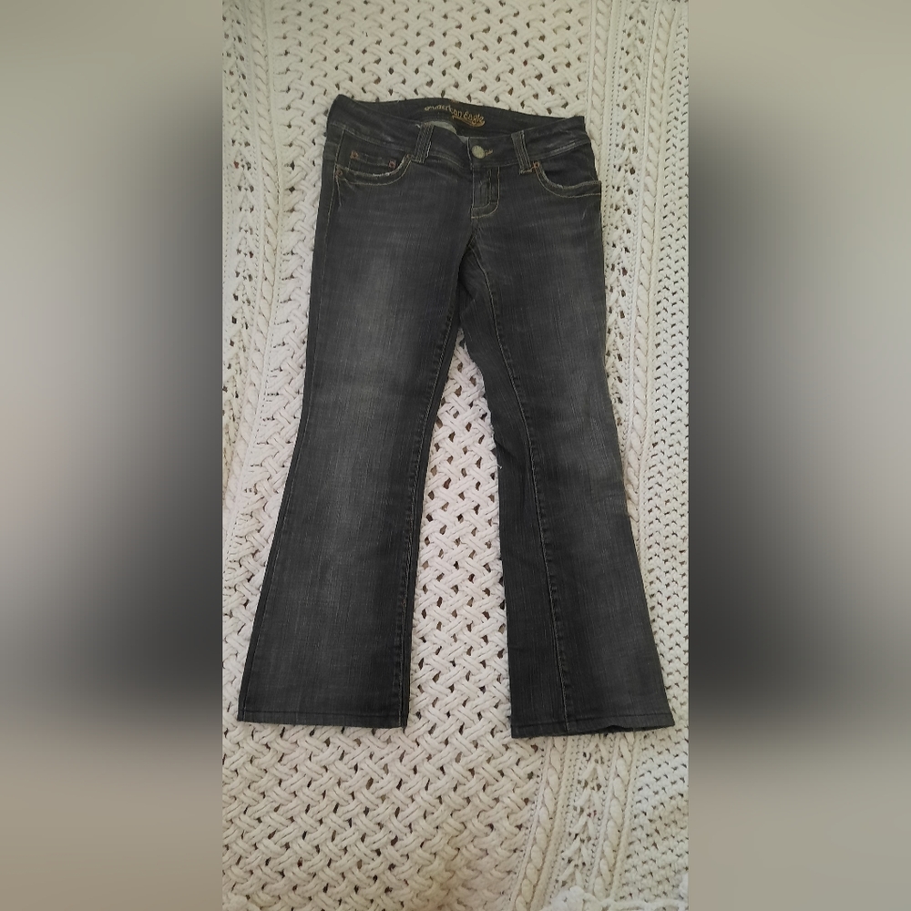American Eagle Skinny Jeans Low Waist Black